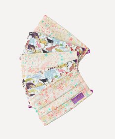 LIBERTY. アデラジャ ポーチ付き キッズ フェイスカバー 5枚セット