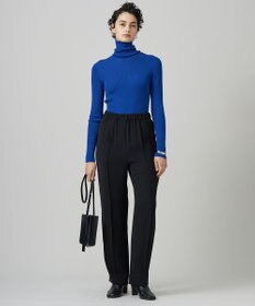 ICB L 【洗える】ライトダブルクロス ストレートパンツ