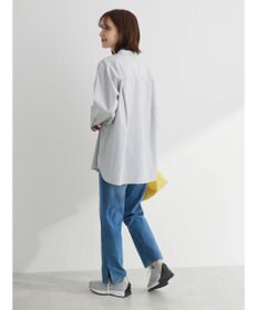 Green Parks パール釦ストライプシャツ