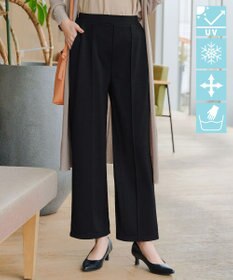 Tiaclasse 【洗える・接触冷感・紫外線ケア・サラごこち】選べるパンツ(テーパード/ワイド）