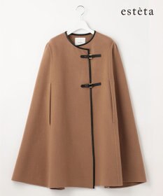 23区 L 【エステータ】MTRウールカシミヤリバー マント