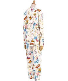 tsumori chisato SLEEP ツモリチサト パジャマ 綿混(本体) あったか 長袖 長ズボン レディース UDW400 /ワコール