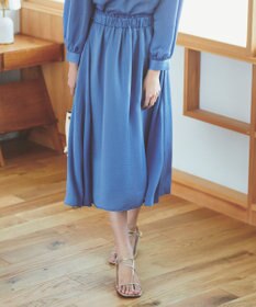 Feroux サテンギャザー スカート