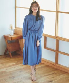 Feroux サテンギャザー スカート