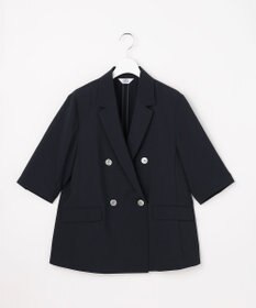 J.PRESS LADIES S BREEZ COOL トロ ハーフスリーブ ダブル ジャケット