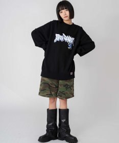 WEGO 【ユニセックス着用ITEM/MLサイズ展開】別注BENDAVISバブルロゴプルオーバー