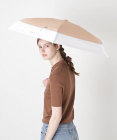 MOONBAT 【一級遮光/コンパクト】PAUL & JOE 晴雨兼用 折りたたみ日傘 軽量 スウィンギングヌネット