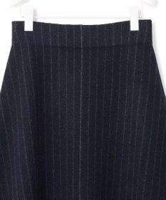 ICB ミルドウール ストライプ柄ニットスカート