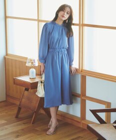 Feroux サテンギャザー スカート