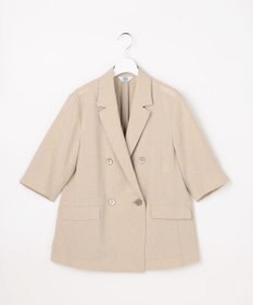 J.PRESS LADIES S BREEZ COOL トロ ハーフスリーブ ダブル ジャケット