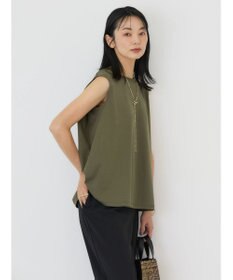 AMERICAN HOLIC 接触冷感ショルダータックノースリーブプルオーバー