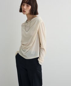 Green Parks シアーベロアオフショル長袖プルオーバー