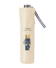 MOONBAT 【遮熱・遮光】POLO RALPH LAUREN(ポロ ラルフローレン)CORE DENIM BEAR ポロベア 晴雨兼用 雨傘  折りたたみ傘