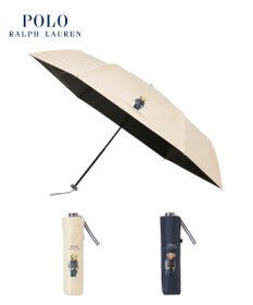 MOONBAT 【遮熱・遮光】POLO RALPH LAUREN(ポロ ラルフローレン)CORE DENIM BEAR ポロベア 晴雨兼用 雨傘  折りたたみ傘