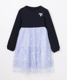 ANY KIDS バレエ刺繍チュールワンピース