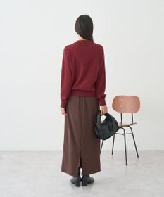 earth music&ecology ボウタイニットプルオーバー