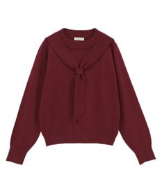 earth music&ecology ボウタイニットプルオーバー