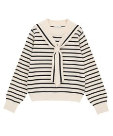 earth music&ecology ボウタイニットプルオーバー