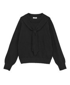 earth music&ecology ボウタイニットプルオーバー