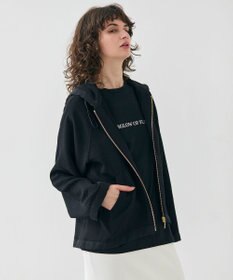 BEIGE， 【洗える】BROOM / スウェット風オーバーサイズドロストパーカー