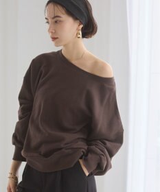 WEGO 【ANGIE VINTAGE/SETUP対応アイテム】オフショルダー裏毛スウェット