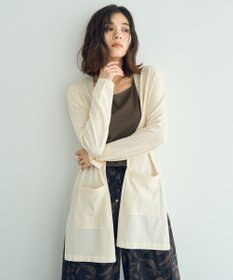YECCA VECCA スリットミドル丈カーディガン