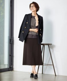 J.PRESS LADIES 【洗える】デュアルウォームポンチ スカート