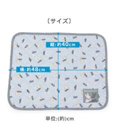 PET PARADISE リサとガスパール 水色 柔らか クールマット  (48×40cm)