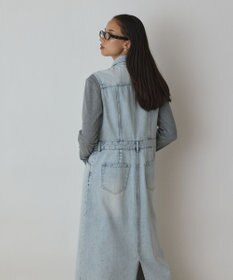 GRACE CONTINENTAL デニムロングジレワンピース