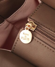 Maison de FLEUR スカーフ付きツイードスクエア２Ｗａｙトート