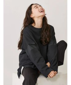 AMERICAN HOLIC 異素材ショルダー切り替えスウェット1