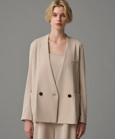 uncrave 【接触冷感・撥水・洗濯機洗い可】クールタッチツイル ジャケット（uncrave STANDARD）