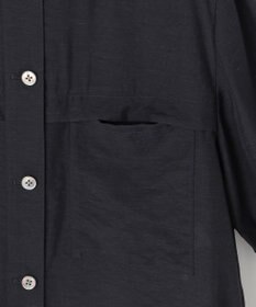 J.PRESS LADIES 【洗える】Sheer Vis リネン ノーカラー ブルゾン