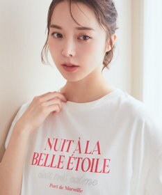 earth music&ecology 【接触冷感/洗濯機可】ＮＵＩＴＡ　ＬＡ　ＢＥＬＬＥ　ＥＴＯＩＬＥショートＴ