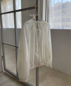 Feroux 【洗える】シアー ブルゾン