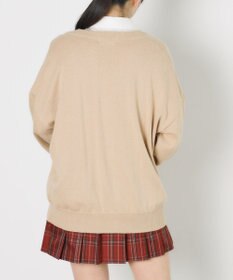 WEGO 【SCHOOL ITEM】ハイゲージスクールカーディガン