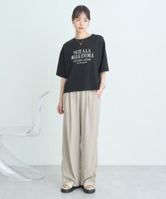 earth music&ecology 【接触冷感/洗濯機可】ＮＵＩＴＡ　ＬＡ　ＢＥＬＬＥ　ＥＴＯＩＬＥショートＴ