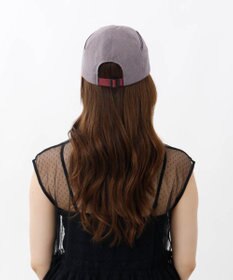 AURORA 【 ANNA SUI（アナ スイ）】ネコ耳ロゴ刺しゅうキャップ