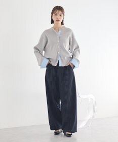 earth music&ecology フェイクレイヤードカーディガン