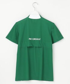 PW CIRCULUS 【吸水速乾 / 伸縮性抜群】【WOMEN】筆記体ロゴ COOLベンチレーションモック T