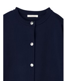 Green Parks ゴールド釦ボックス型カーディガン