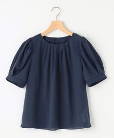 組曲 L ソフトローンパフスリーブ ブラウス