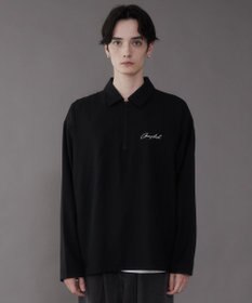 WEGO 【軽量/シワにならない】ドライポリハーフZIPシャツ（LS）