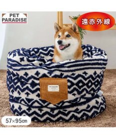 PET PARADISE ペットパラダイス  筒型 寝袋 《カントリー柄》 Ｌ