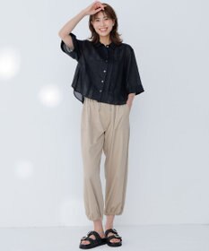 組曲 L ポリエステルレーヨンツイル パンツ