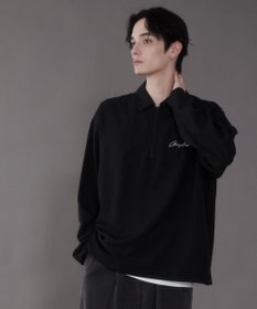 WEGO 【軽量/シワにならない】ドライポリハーフZIPシャツ（LS）