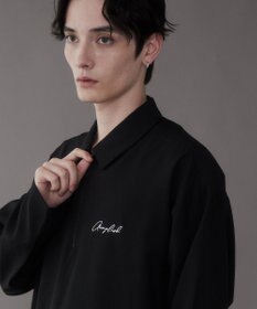 WEGO 【軽量/シワにならない】ドライポリハーフZIPシャツ（LS）