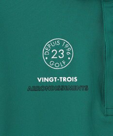 23区GOLF 【MEN】グラフィックロゴ 半袖ポロシャツ