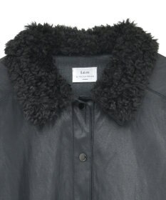 YECCA VECCA レザーライクシャツジャケット