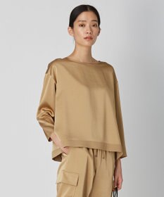 ICB 【WEB限定カラーあり・洗える】Calm プルオーバーブラウス